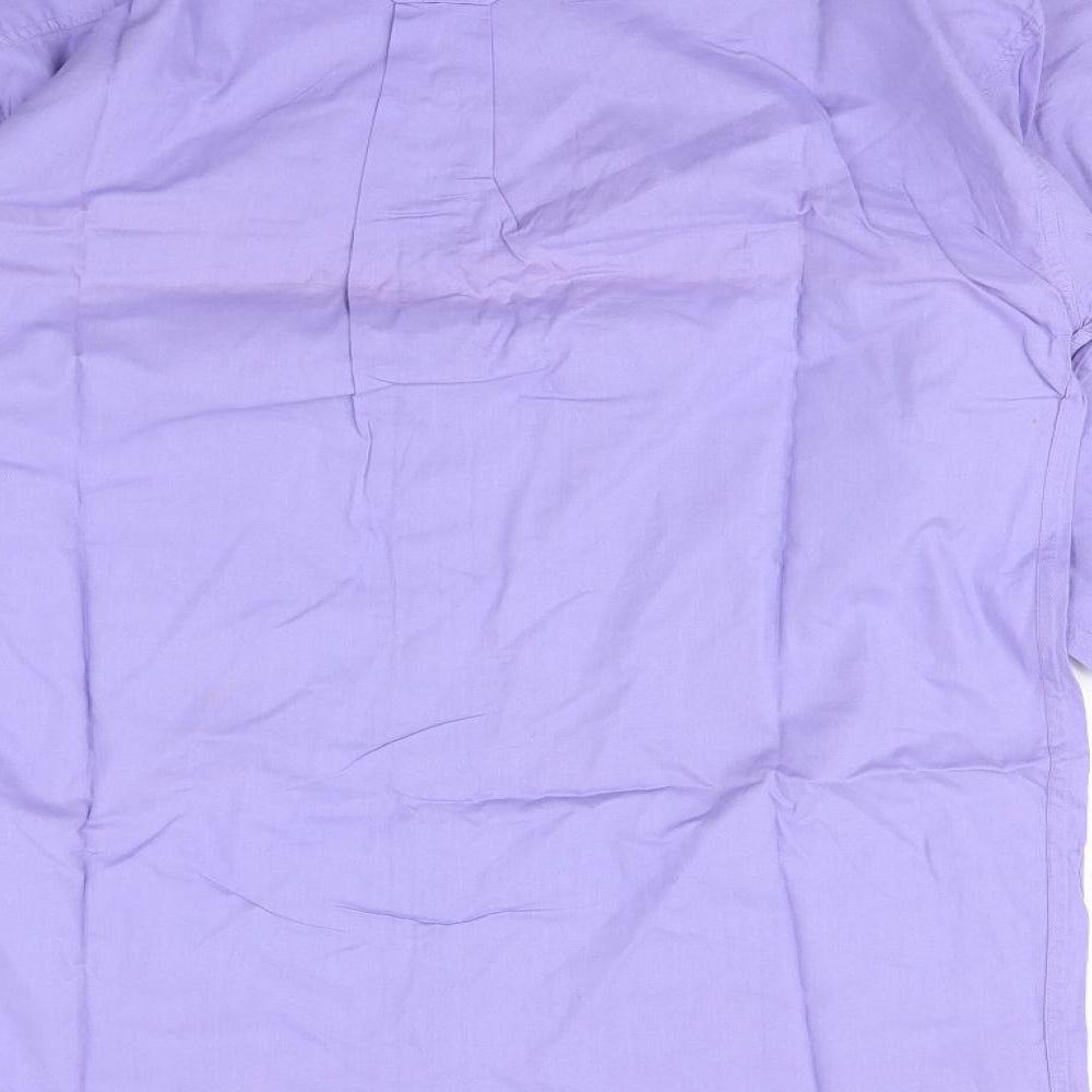 C&A Mens Purple Dress Shirt Size S