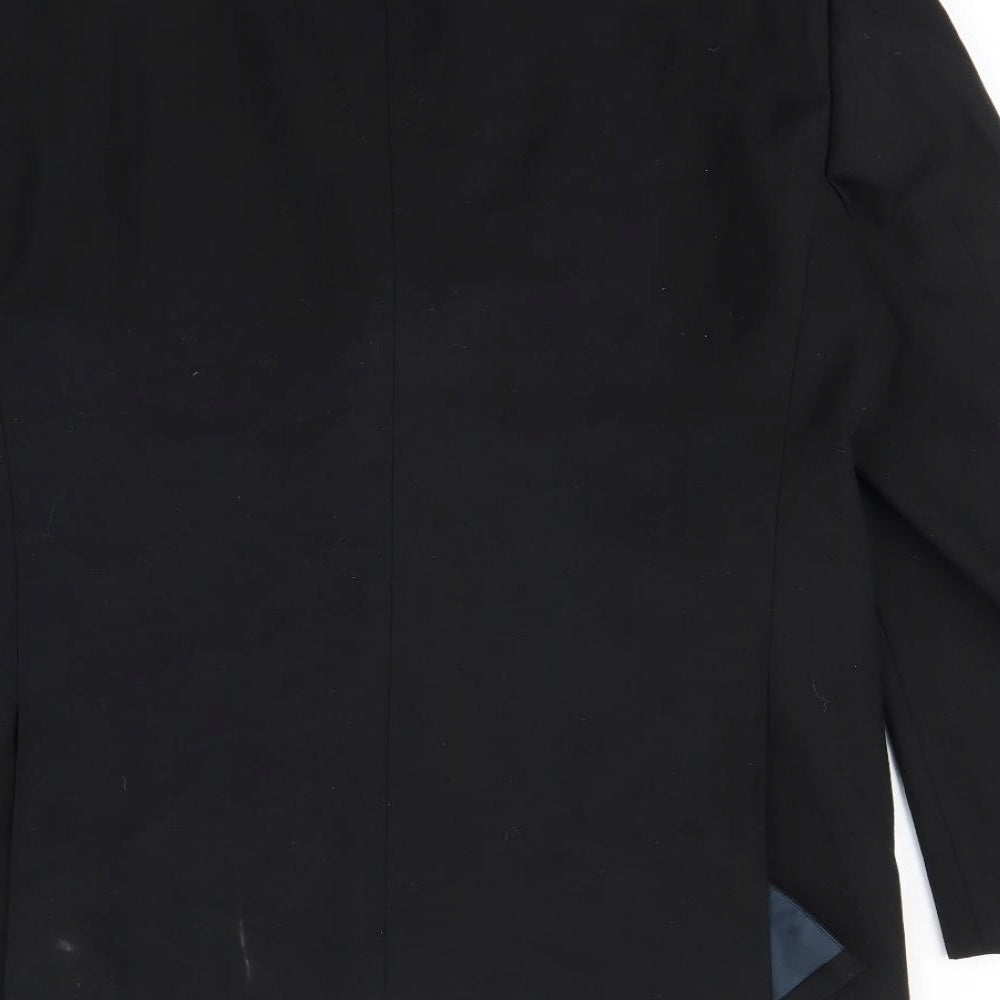Preworn Mens Black Jacket Blazer Size L