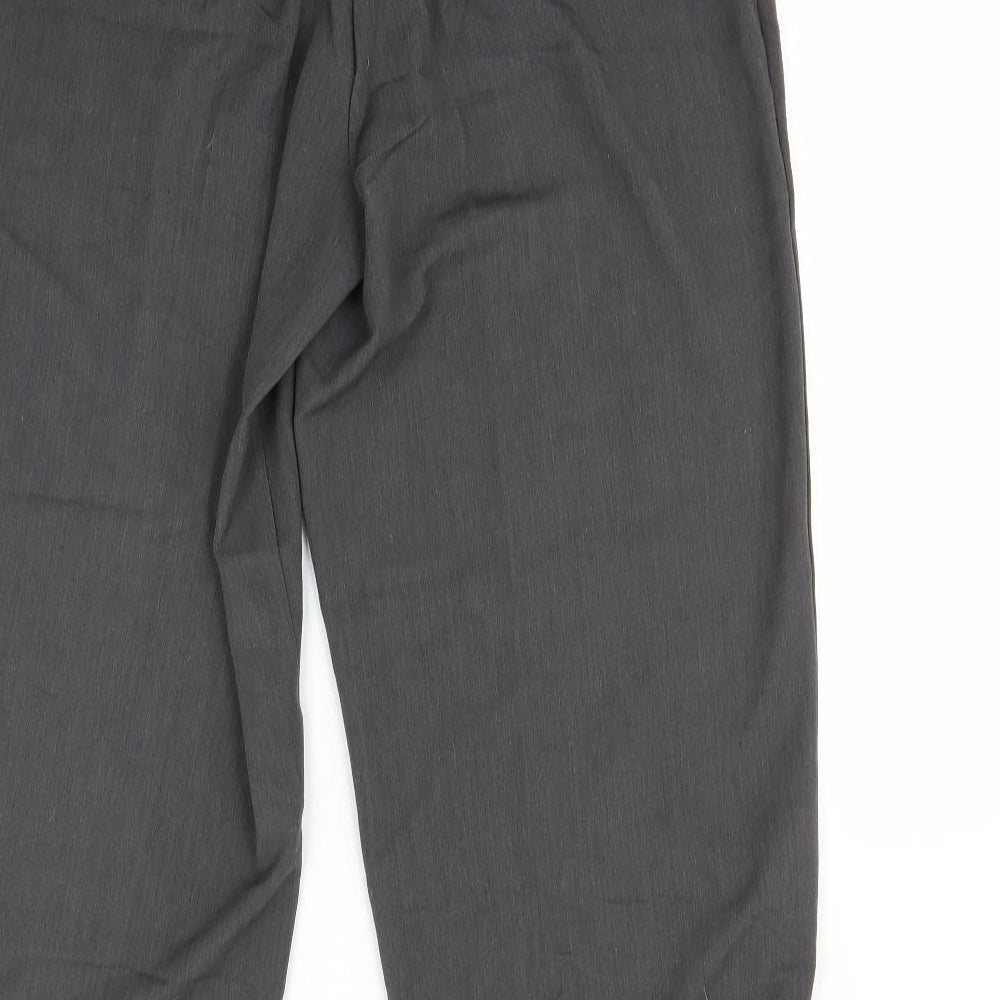 Bonmarché Womens Grey Dress Pants Trousers Size 18 L27 in