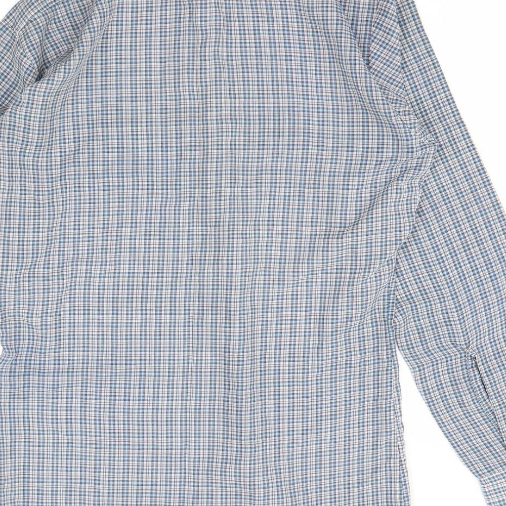 C&A Mens Multicoloured Check Button-Up Size M