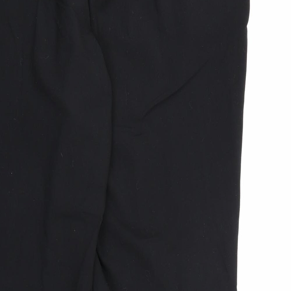 Marks & Spencer Womens Black Rayon Dress Pants Trousers Size 18 L28 in