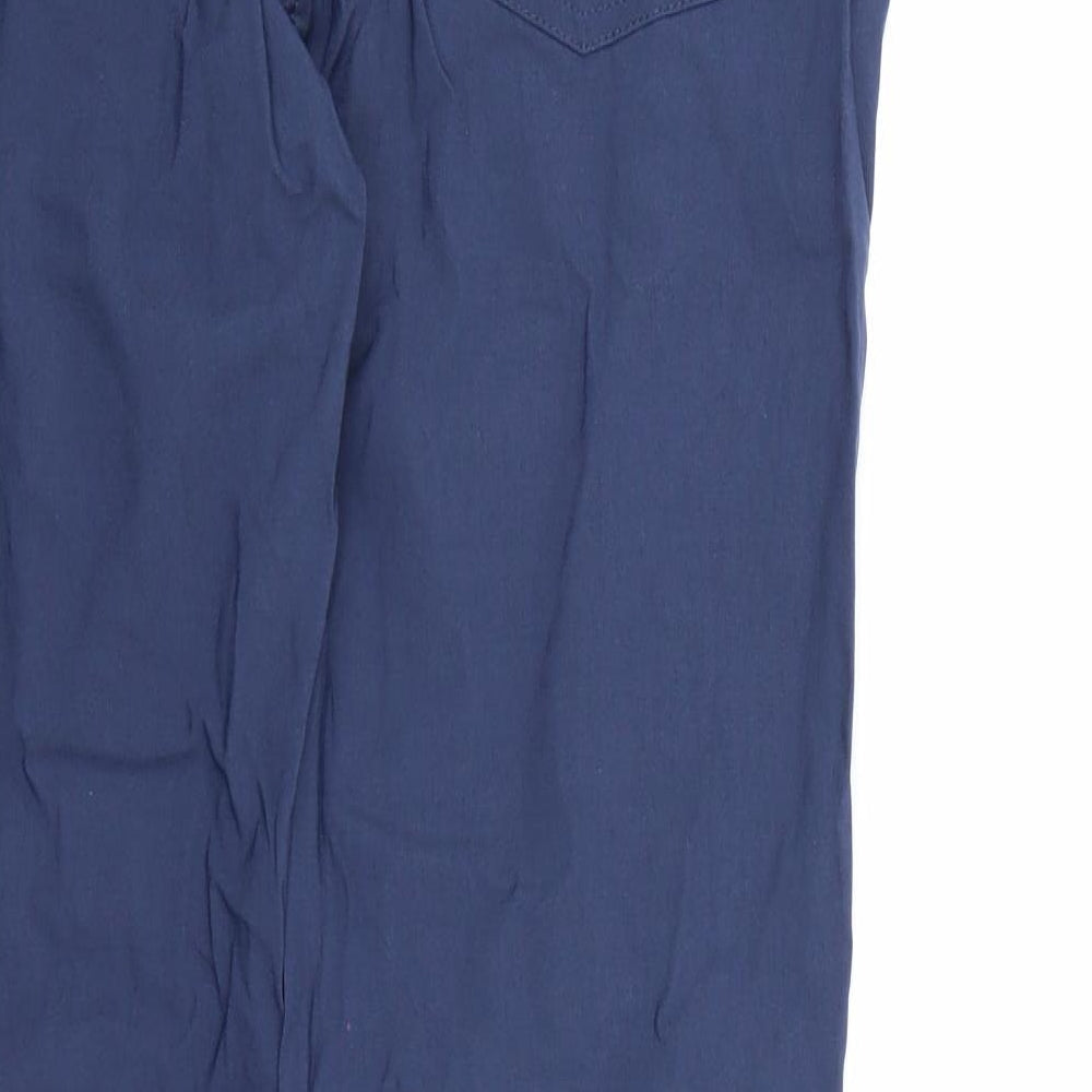 Up Fashion Womens Blue Trousers Size 12 L30 in