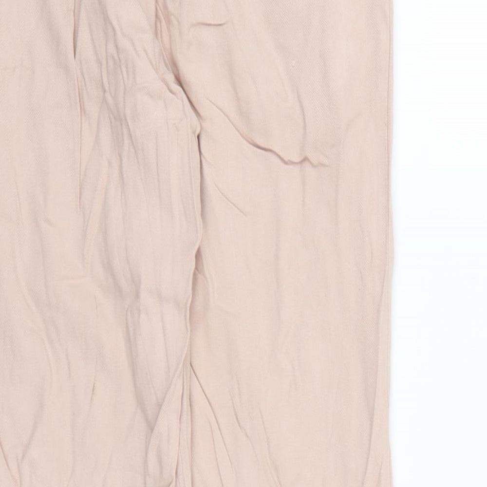 New Look Womens Pink Bloomer Trousers Size 8 L26 in