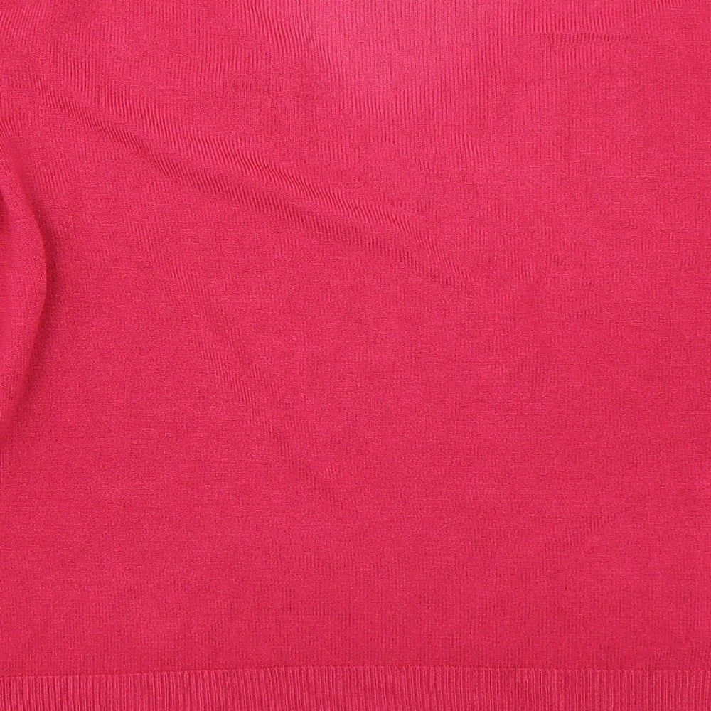 BHS Womens Pink Pullover Jumper Size 10