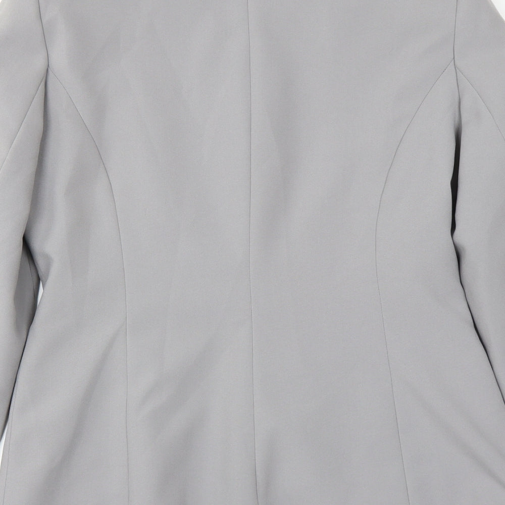 Select Womens Grey Jacket Suit Jacket Size 12