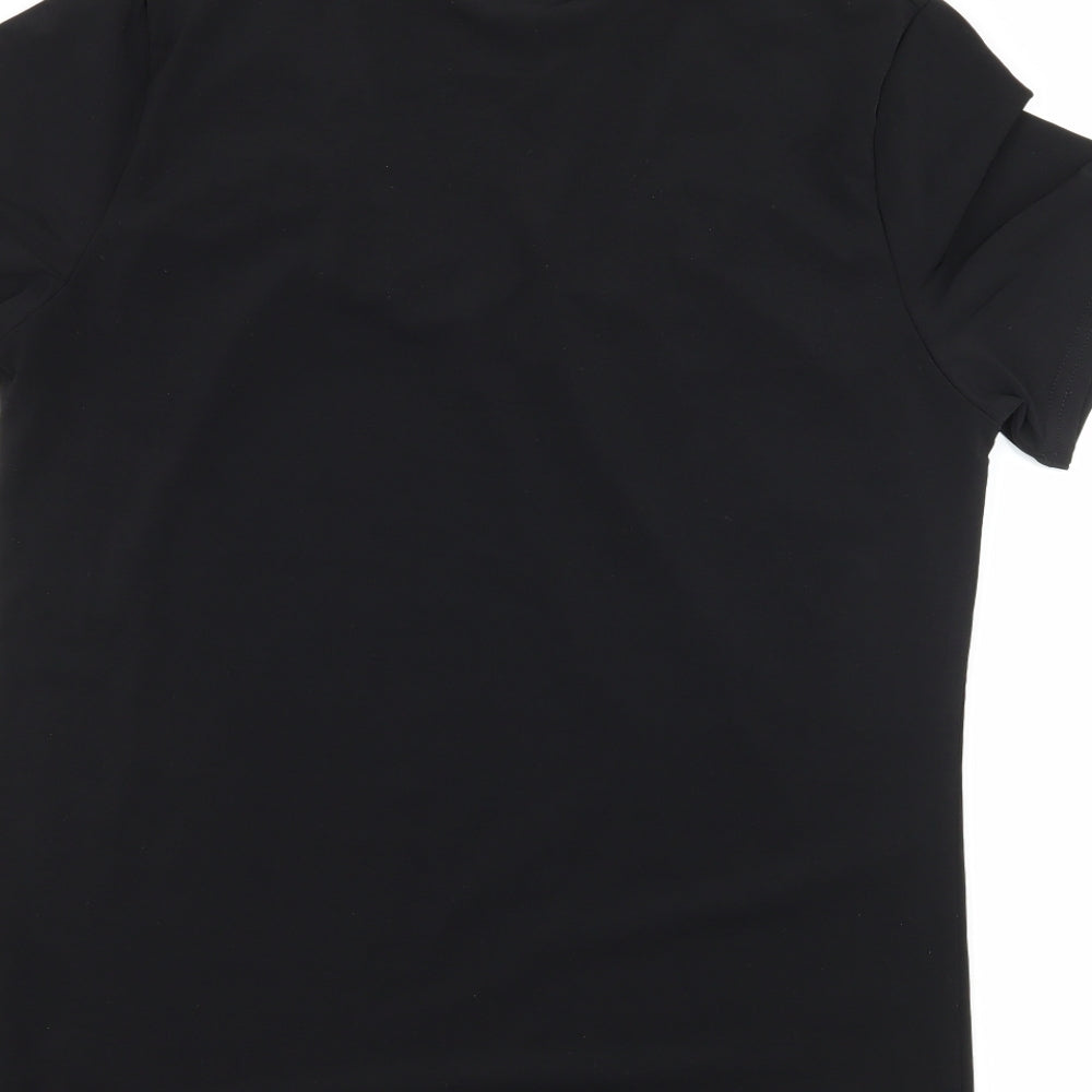 Michelle Hope Womens Black Jersey Basic T-Shirt Size 10