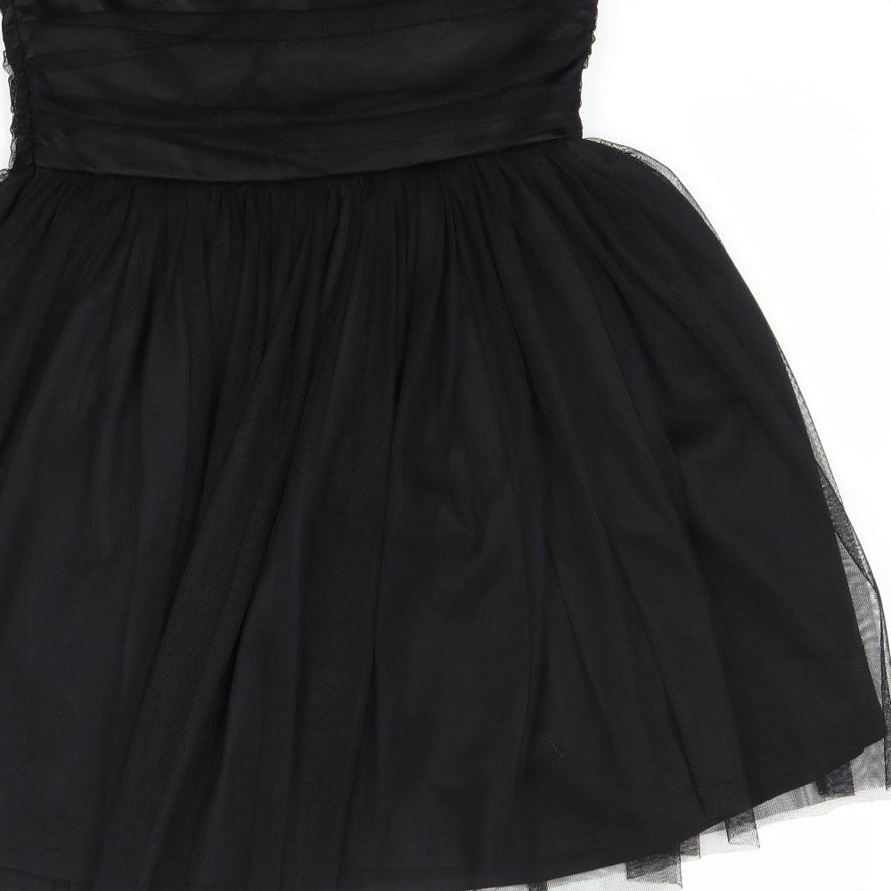 Glamorous Womens Black Fit & Flare Size 10