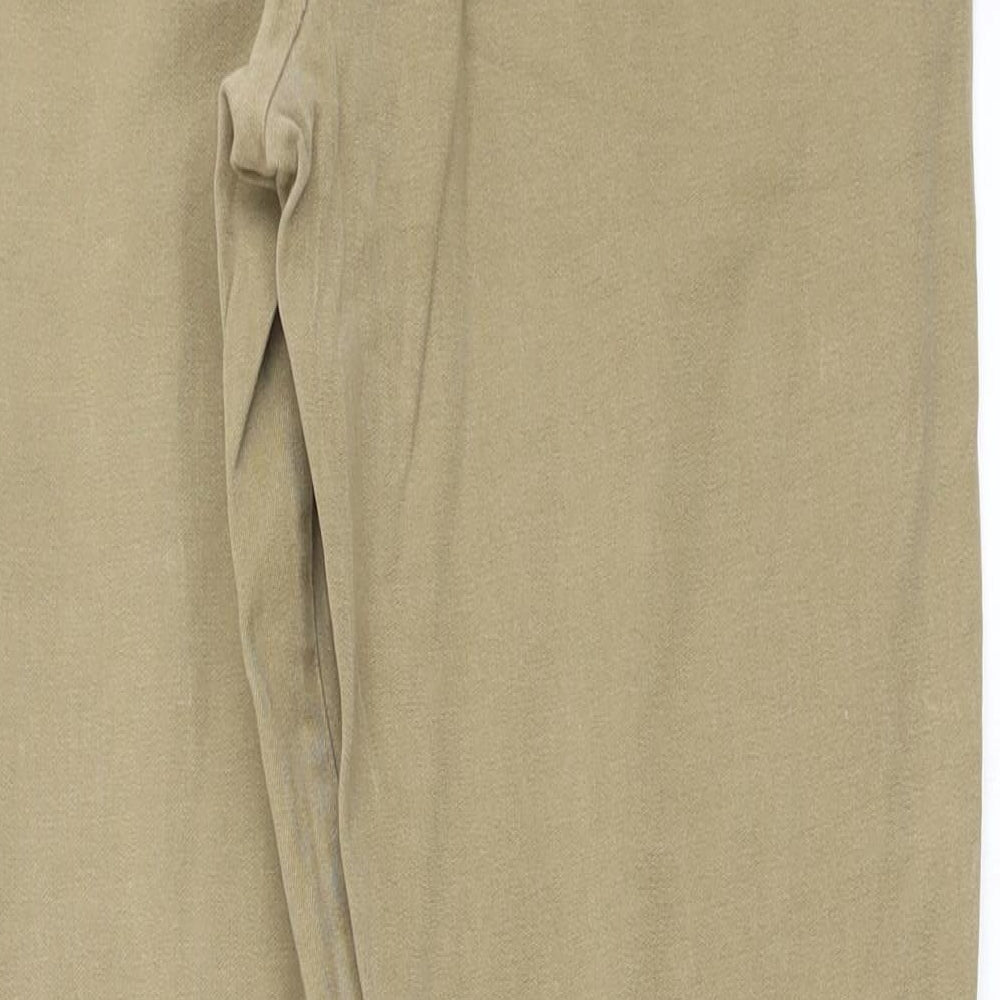 Marks and Spencer Womens Beige Tapered Jeans Size 10 L21 in