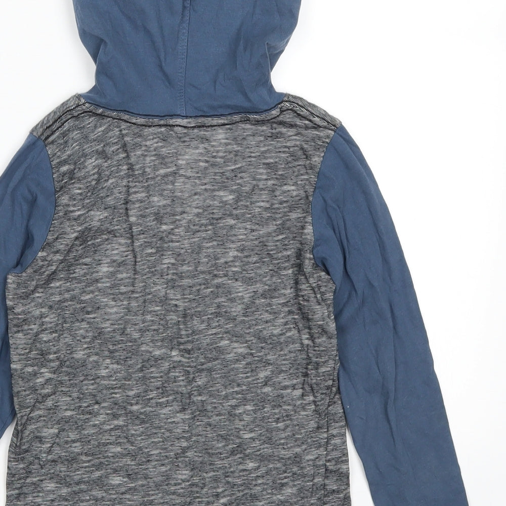 Wave Tribe Boys Blue Pullover Hoodie Size 5 Years