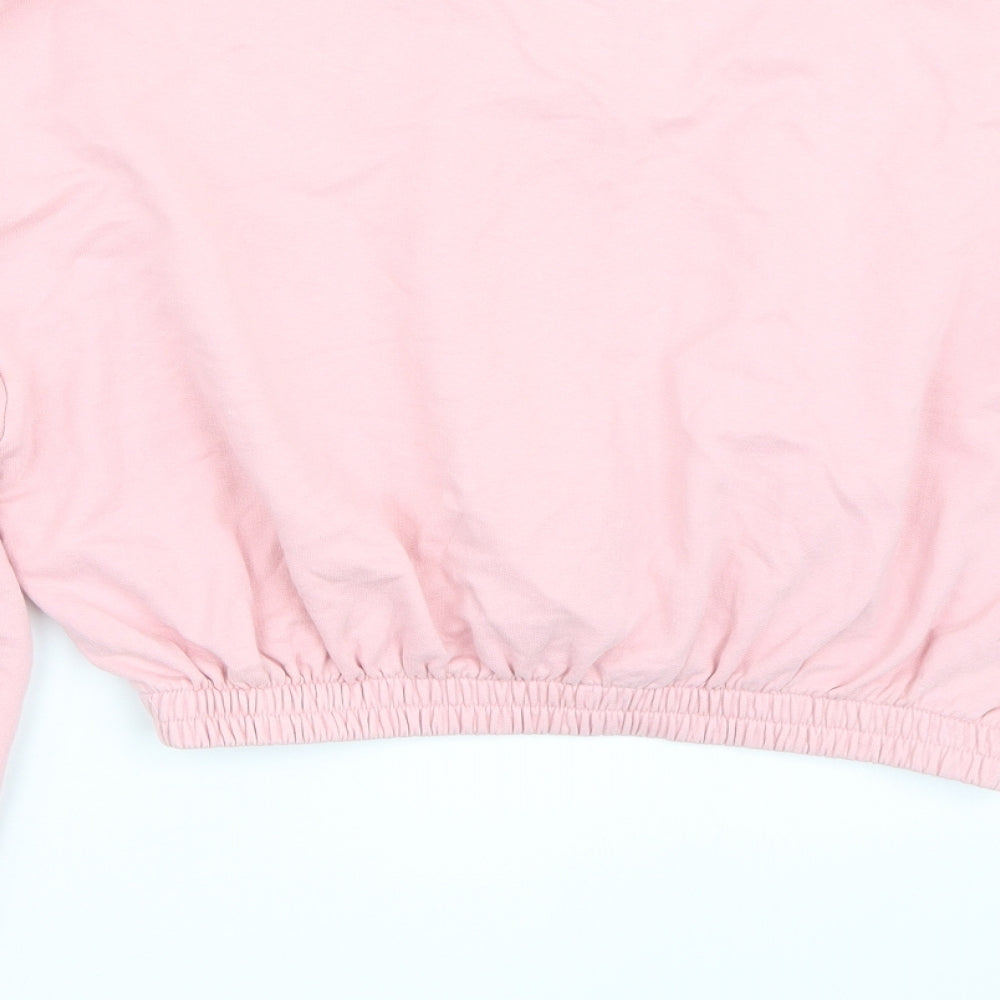 Topshop Womens Pink Pullover Jumper Size S