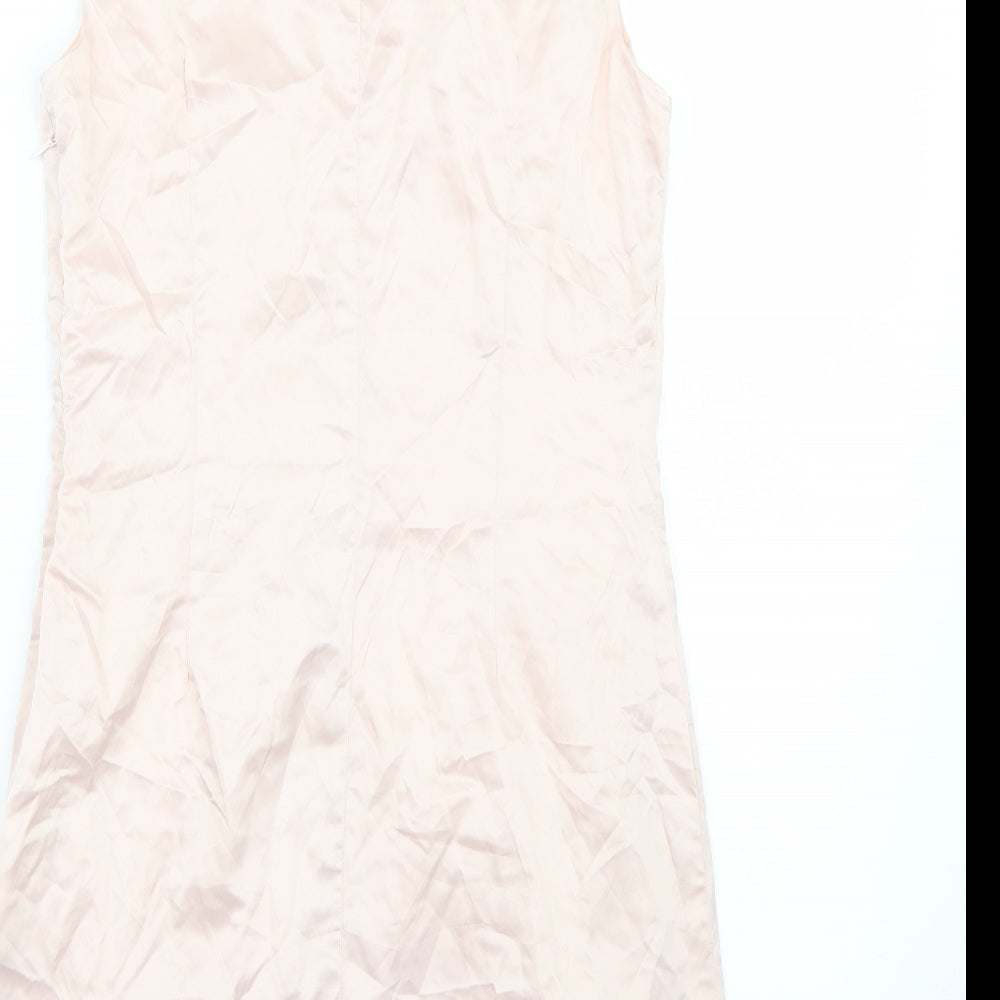 M Butterfly Womens Pink A-Line Size M