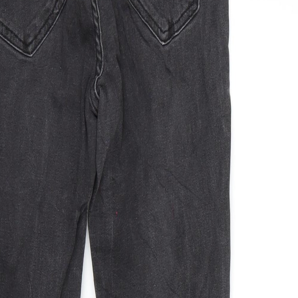 Molly Womens Black Skinny Jeans Size L L27 in