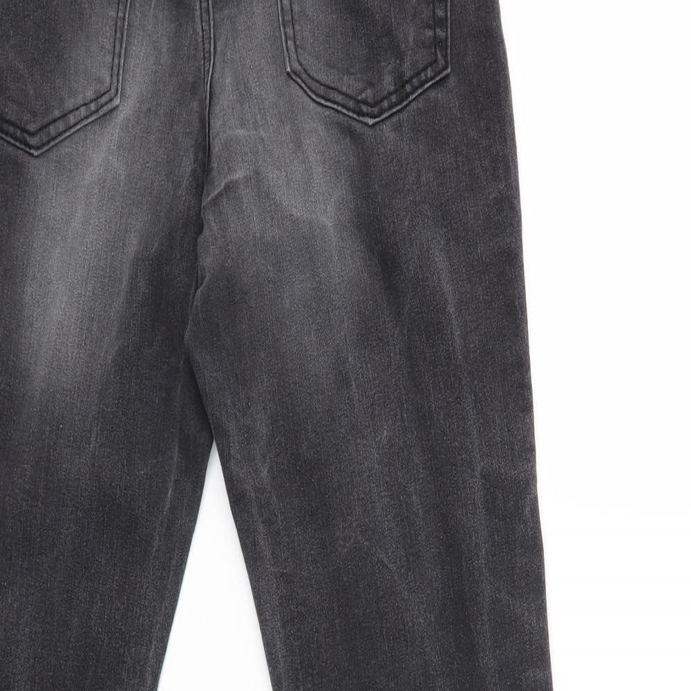 Preworn Womens Grey Denim Skinny Jeans Size 8 L28 in