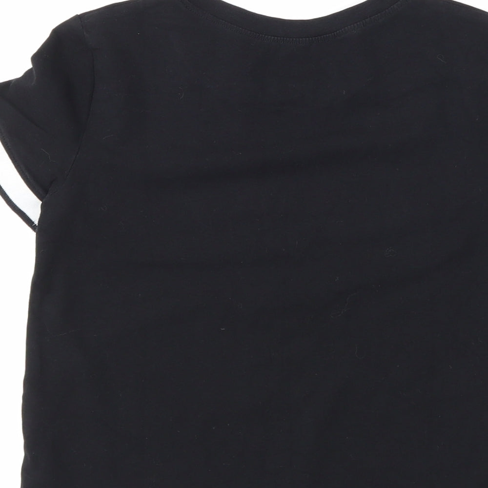 H&M Boys Black Basic T-Shirt Size 11-12 Years