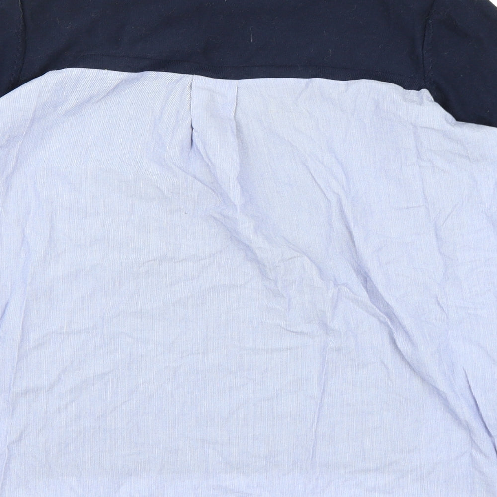 Warehouse Womens Blue Striped Knit Pullover Jumper Size 12