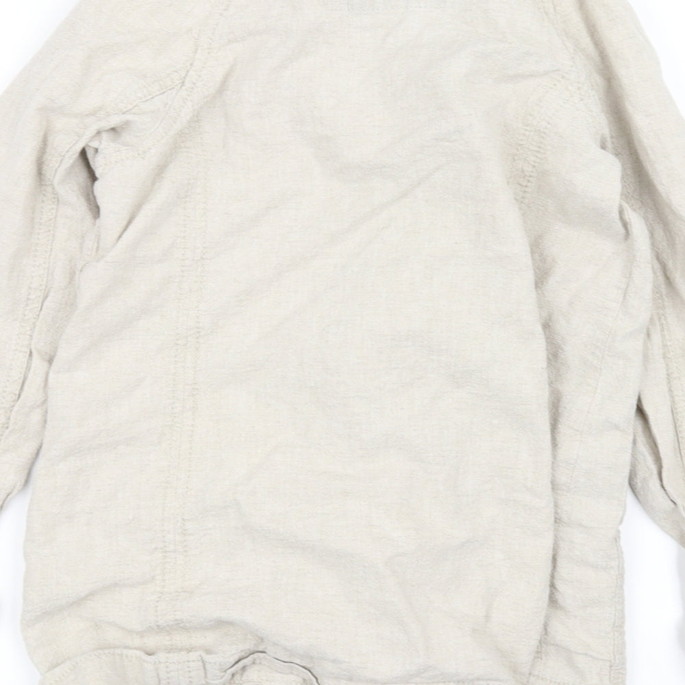 NEXT Girls White Overcoat Coat Size 9 Years