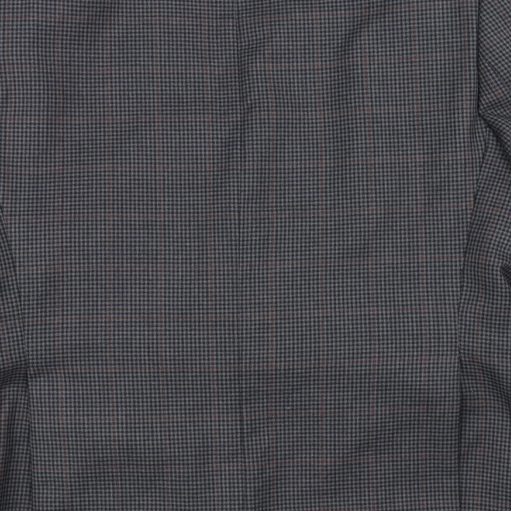 Preworn Mens Grey Jacket Suit Jacket Size 44