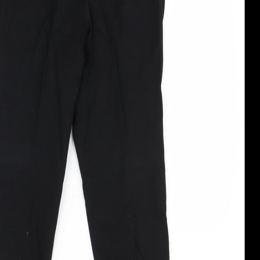m&s Womens Black Dress Pants Trousers Size 10 L25 in