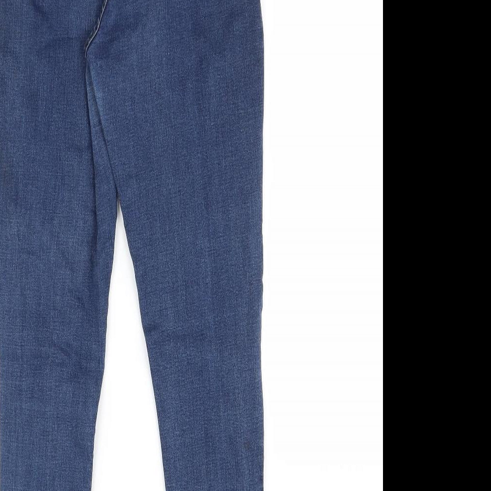Waven Womens Blue Skinny Jeans Size 14 L27 in