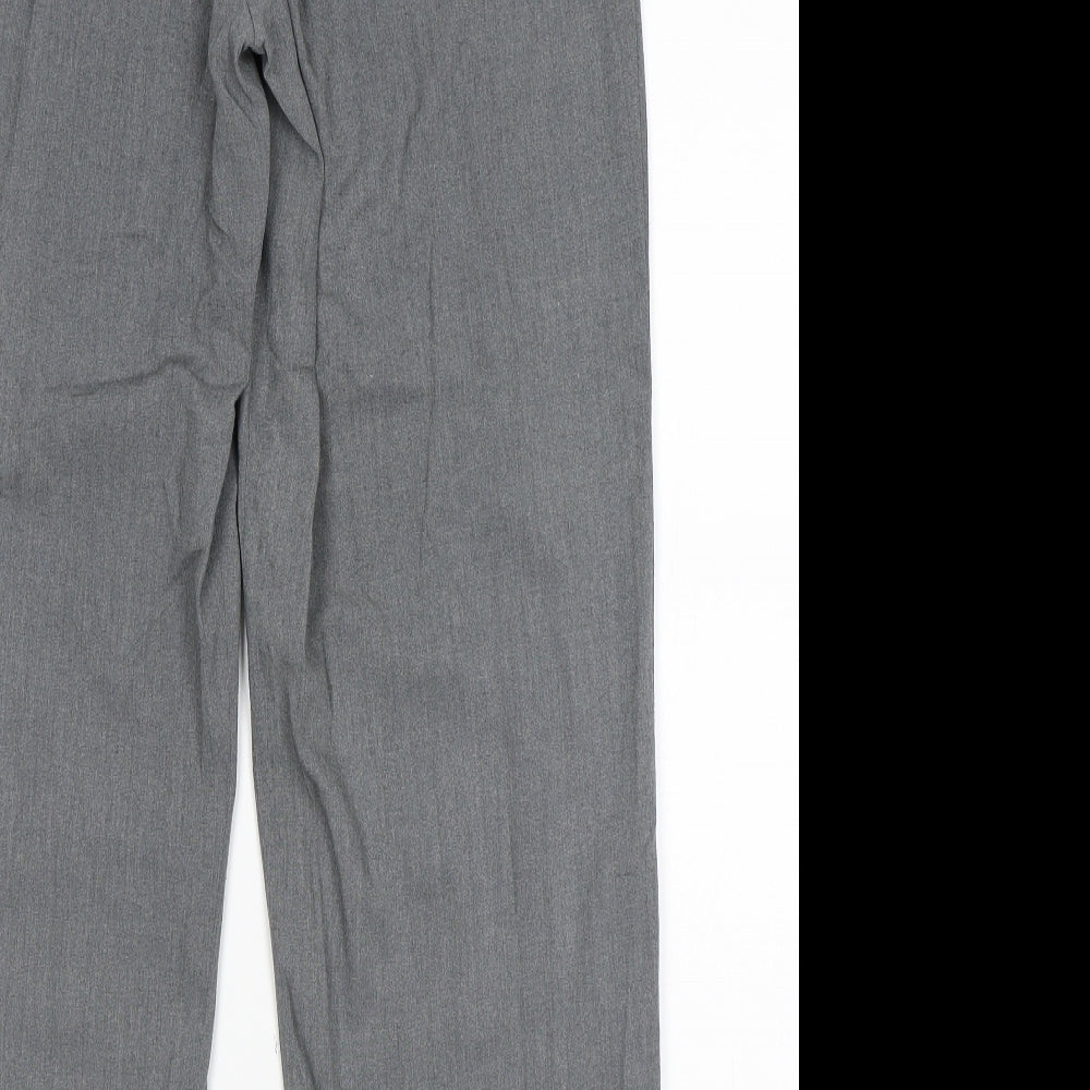 O Zone Womens Grey Trousers Size 14 L29 in