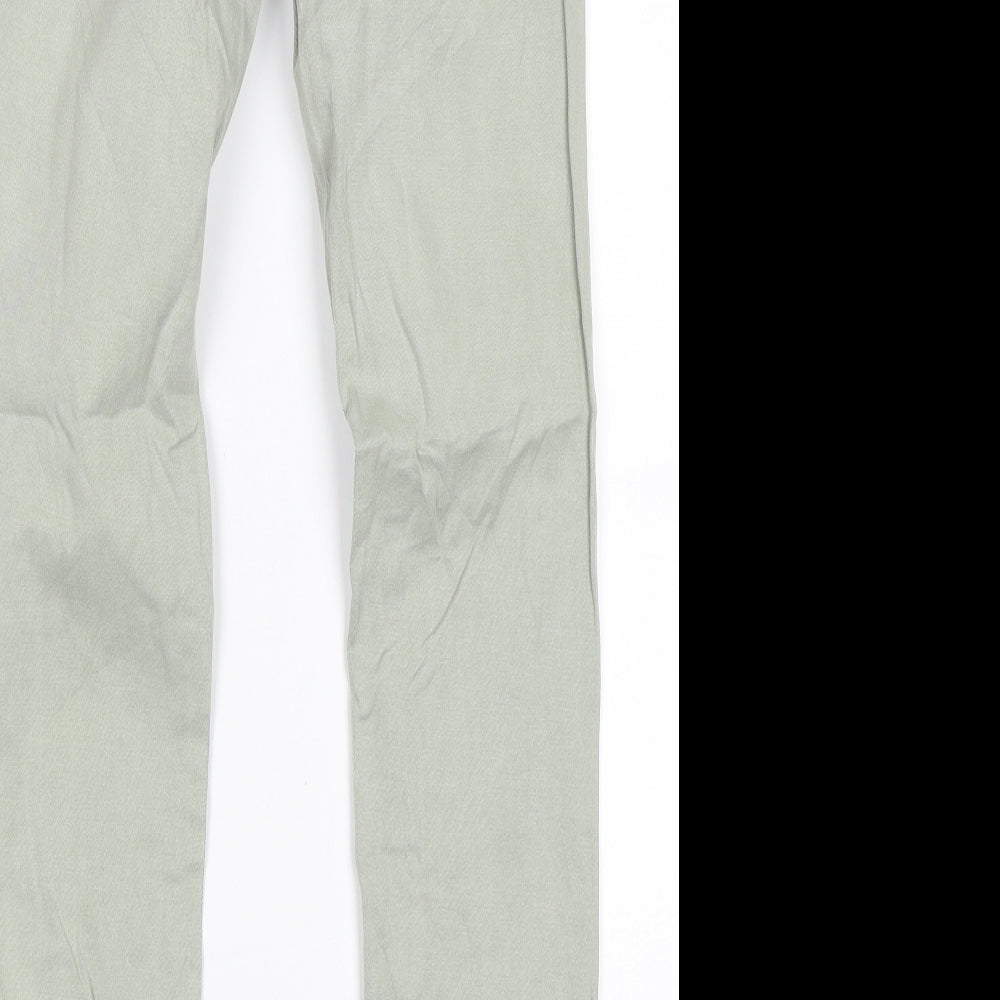 Eight2Nine Womens Green Skinny Jeans Size 29 in L31 in