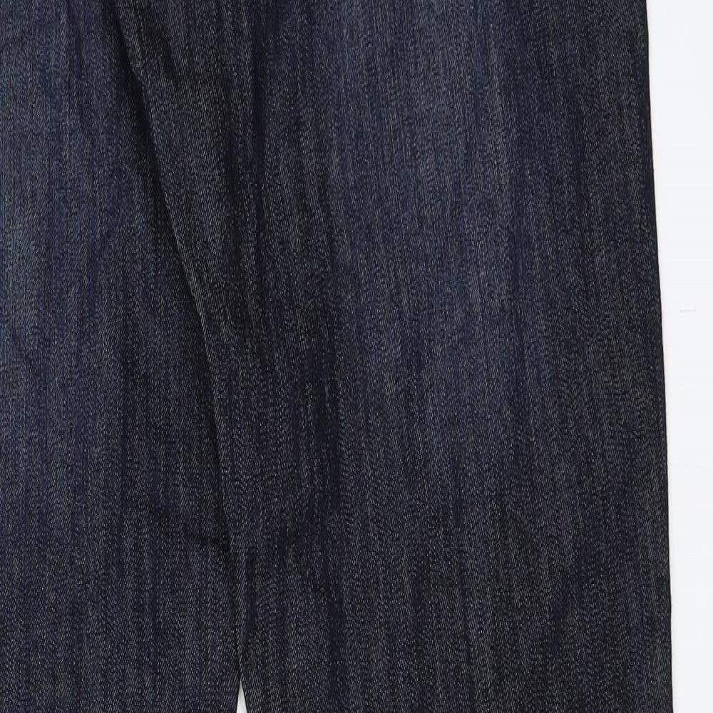 Jet Line Womens Blue Straight Jeans Size 34 in L33 in