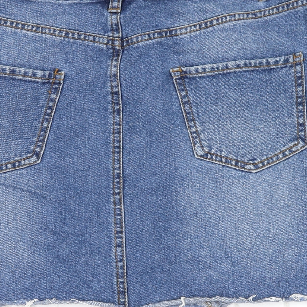 denim co Womens Blue Denim Maxi Skirt Size 10