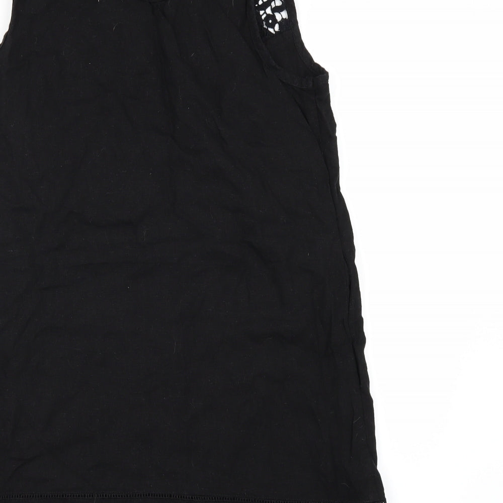 South Womens Black A-Line Size 8