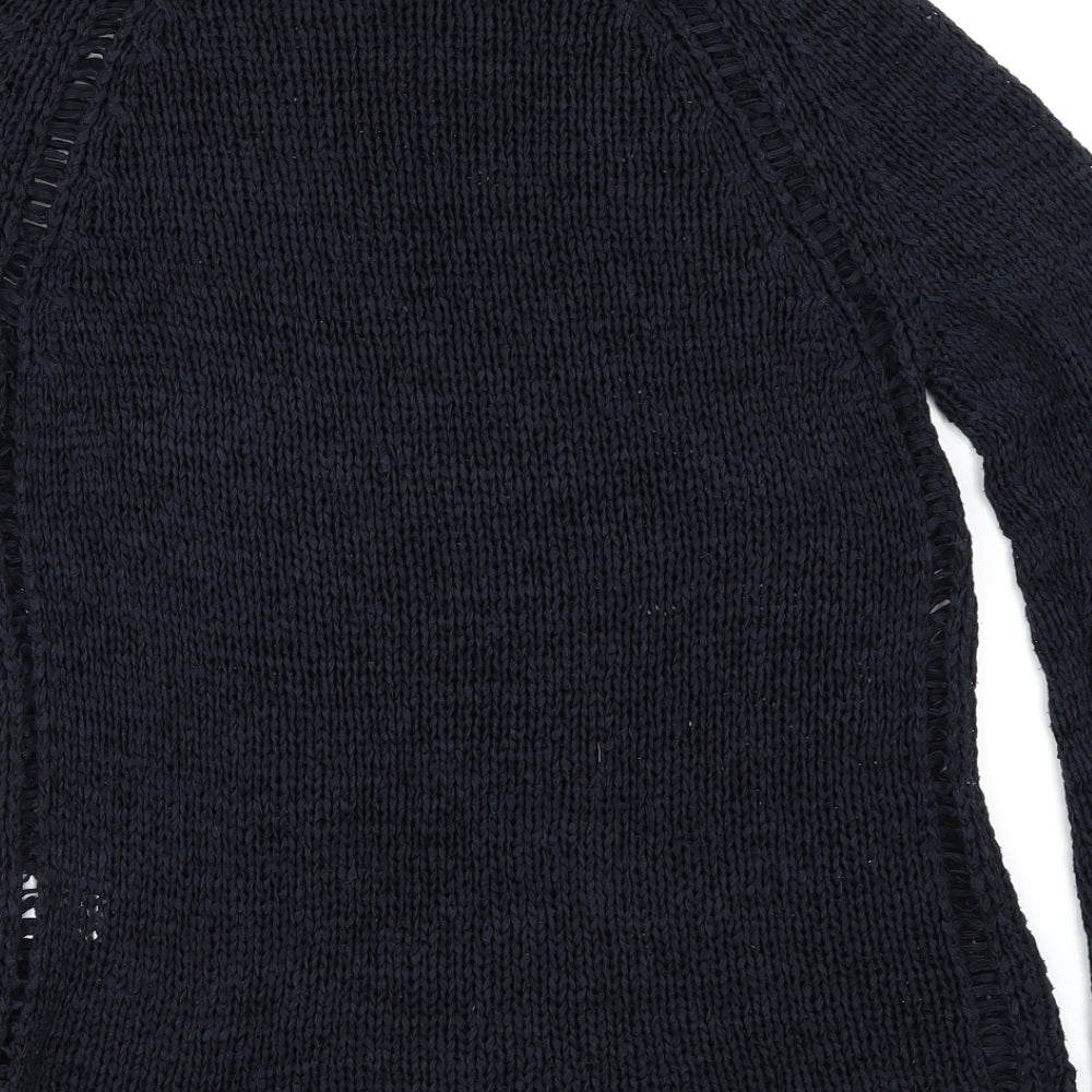 Debbie Morgan Womens Blue Pullover Jumper Size XL