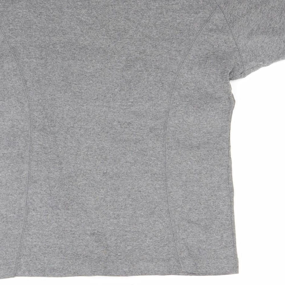 Extreamapatagomia Boys Grey Basic T-Shirt Size L