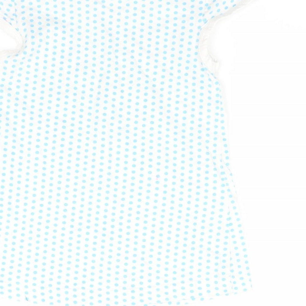 Greenbaby Girls Blue Basic T-Shirt Size 4-5 Years