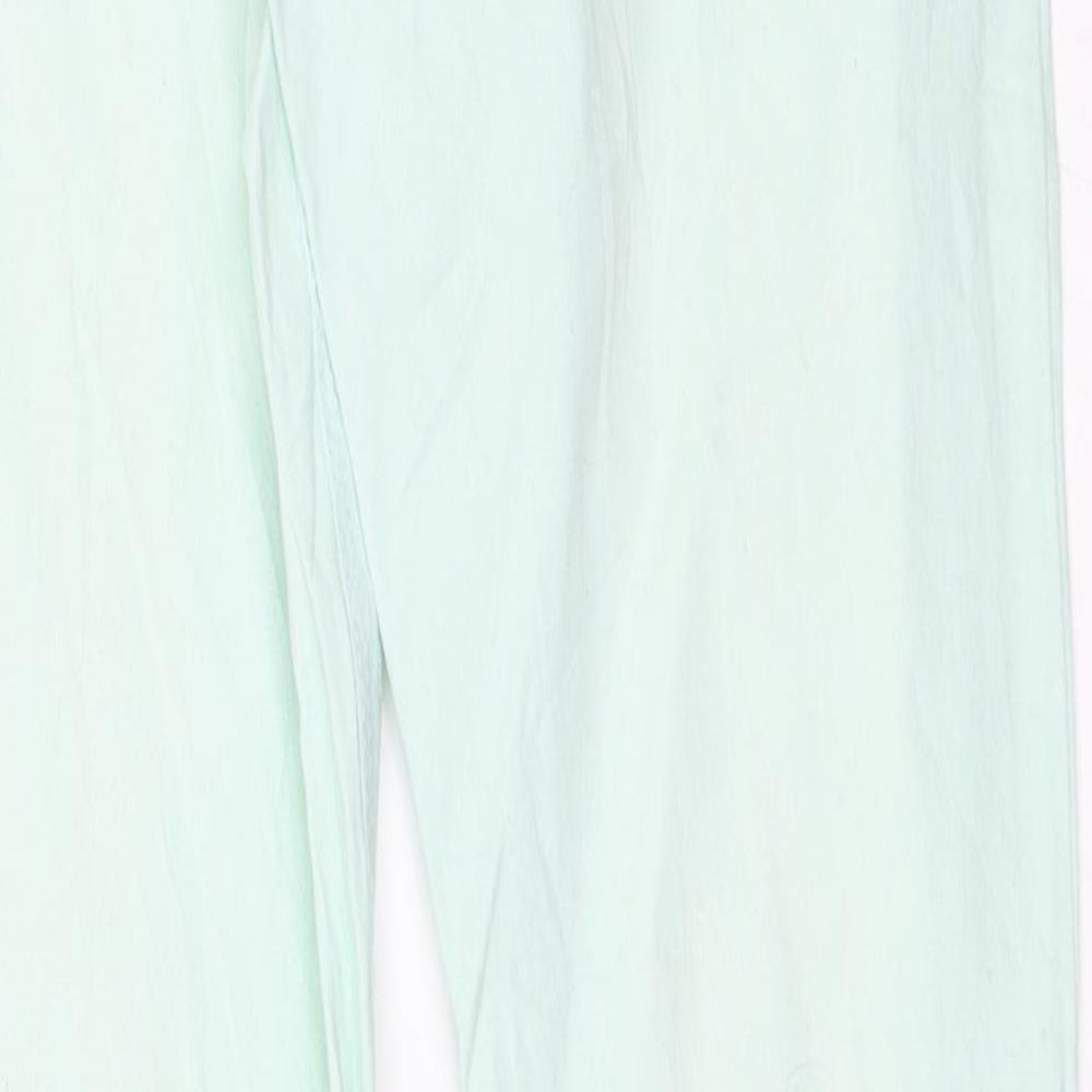 Yigga Girls Green Straight Jeans Size 14 Years