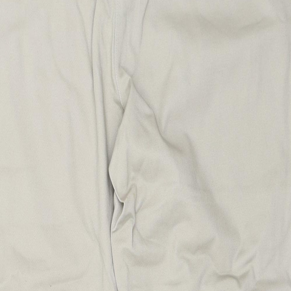 Alexana Womens Beige Cropped Trousers Size XL L23 in