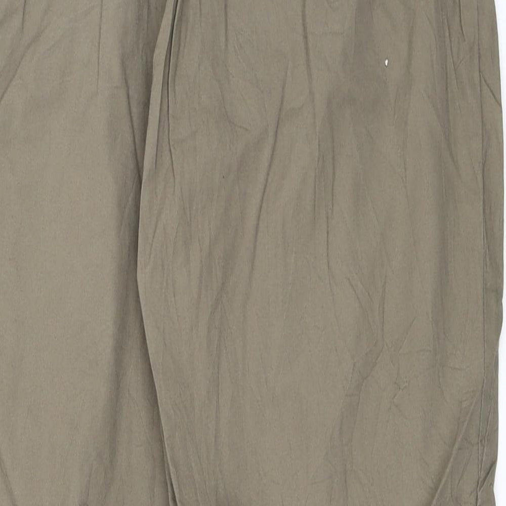 H&M Womens Green Chino Trousers Size 34 L28 in