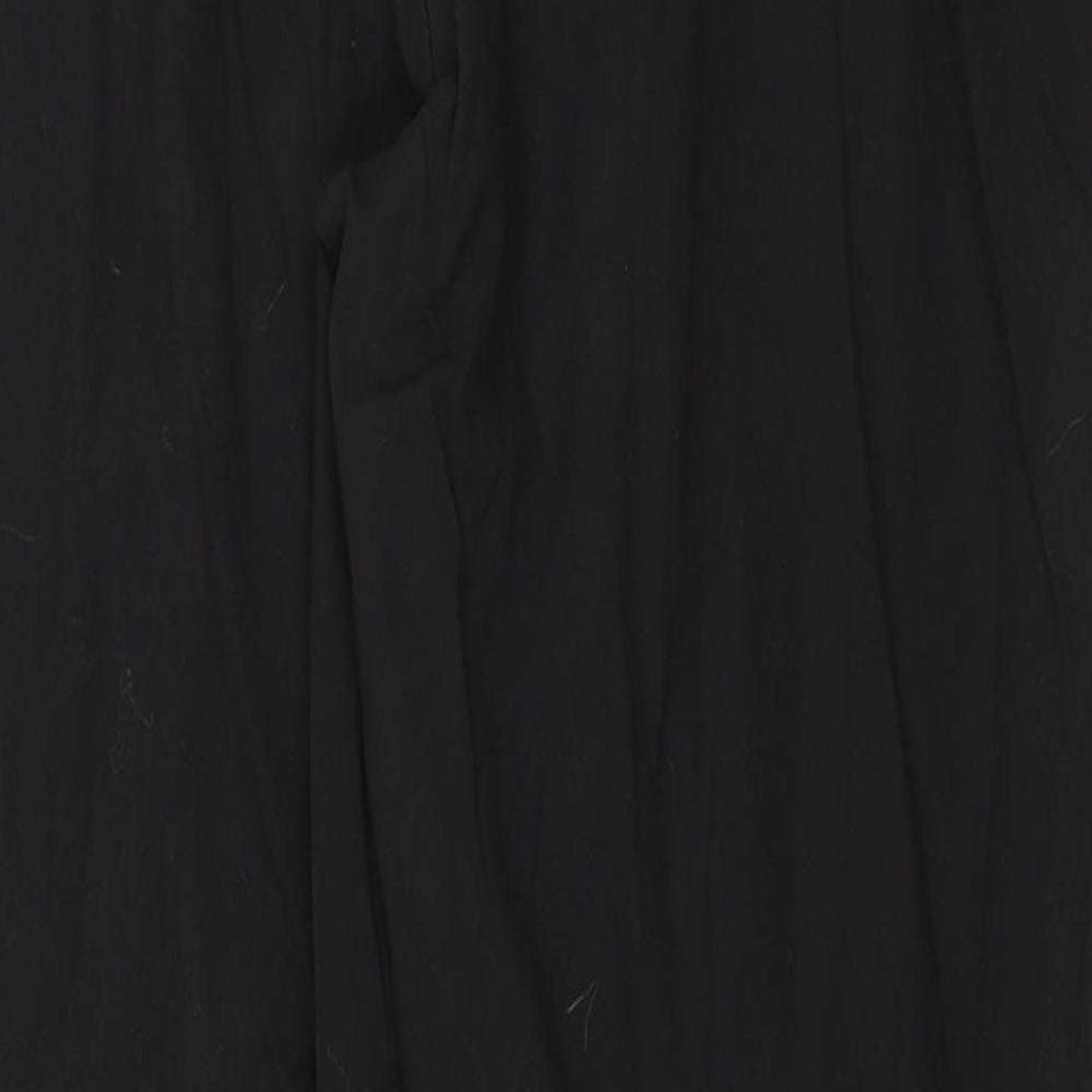 Marks and Spencer Womens Black Trousers Size 14 L28 in