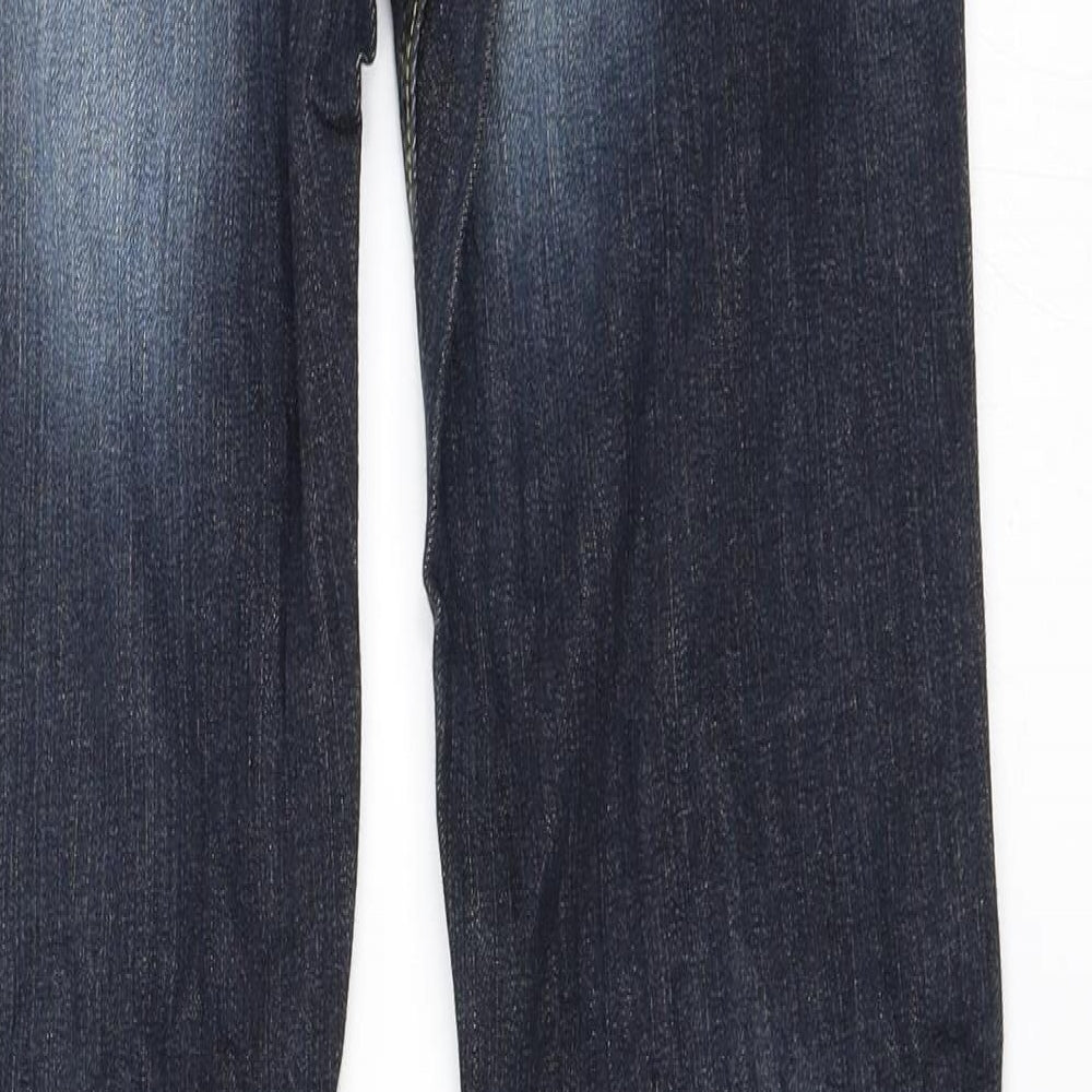 Preworn Womens Blue Denim Straight Jeans Size 29 in L33 in