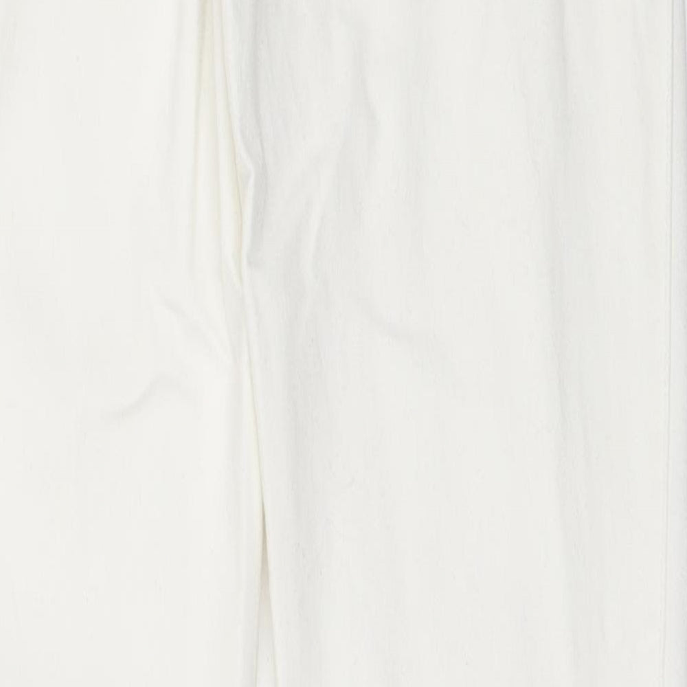 Pieces Womens Ivory Skinny Jeans Size XS L32 in