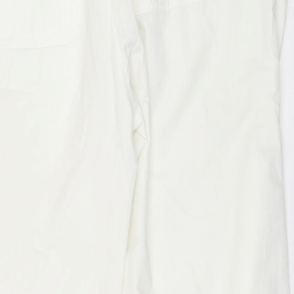 CMD Womens White Sweatpants Trousers Size 44 L27 in