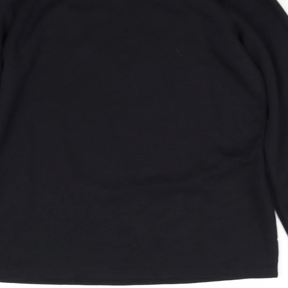 blm Womens Black Pullover Jumper Size S