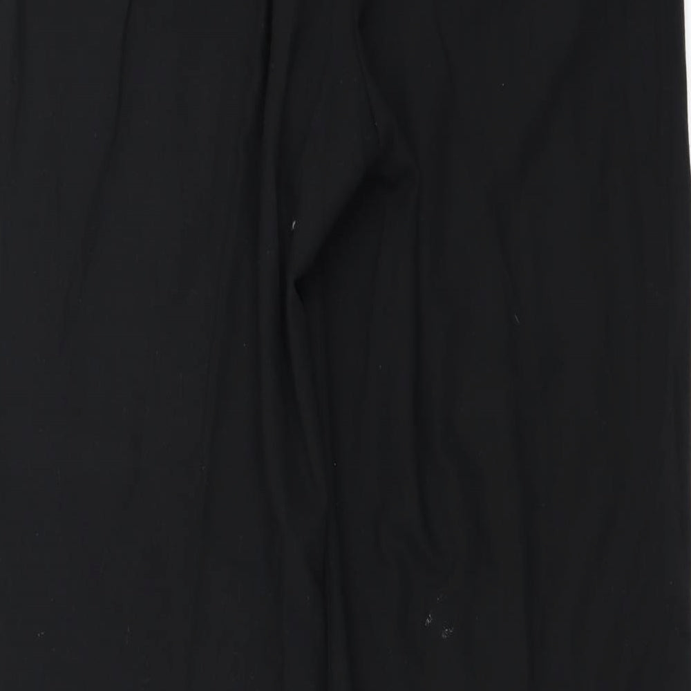 Marks and Spencer Womens Black Trousers Size 12 L24 in