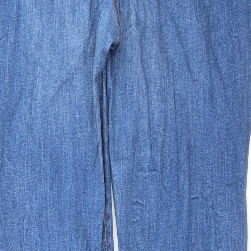 Preworn Womens Black Straight Jeans Size 36 in L27 in