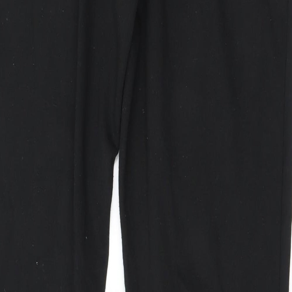 ICHI Womens Black Trousers Size 8 L27 in