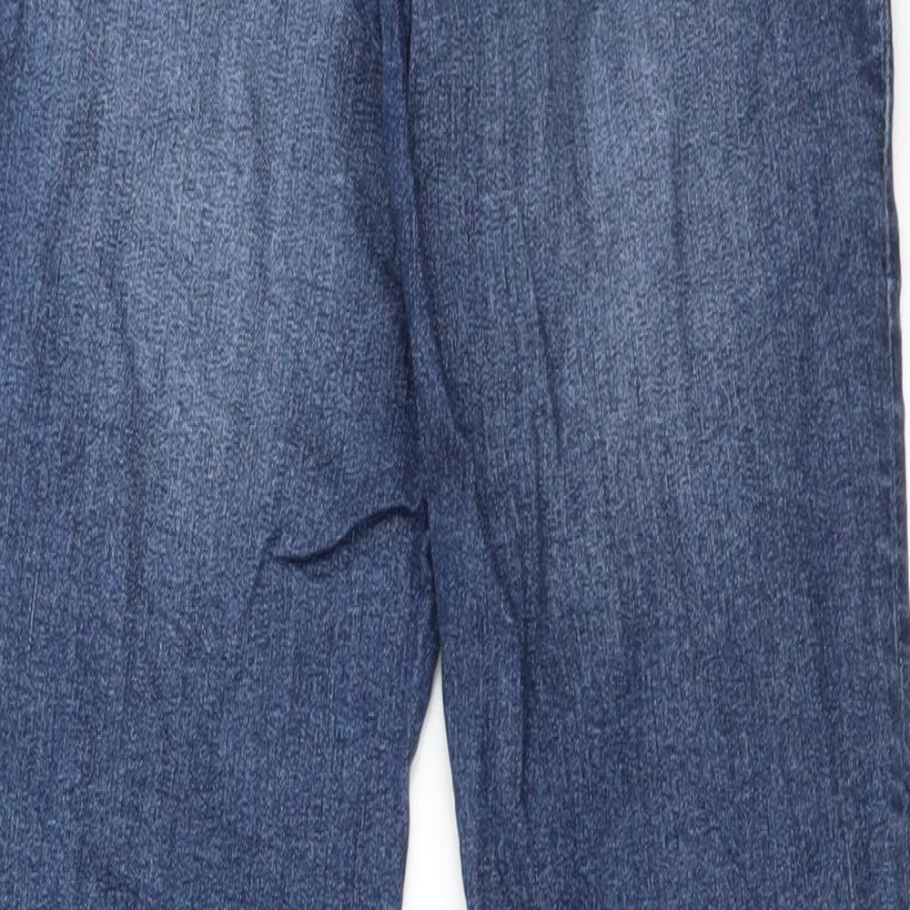 H&M Womens Blue Straight Jeans Size 8 L26 in