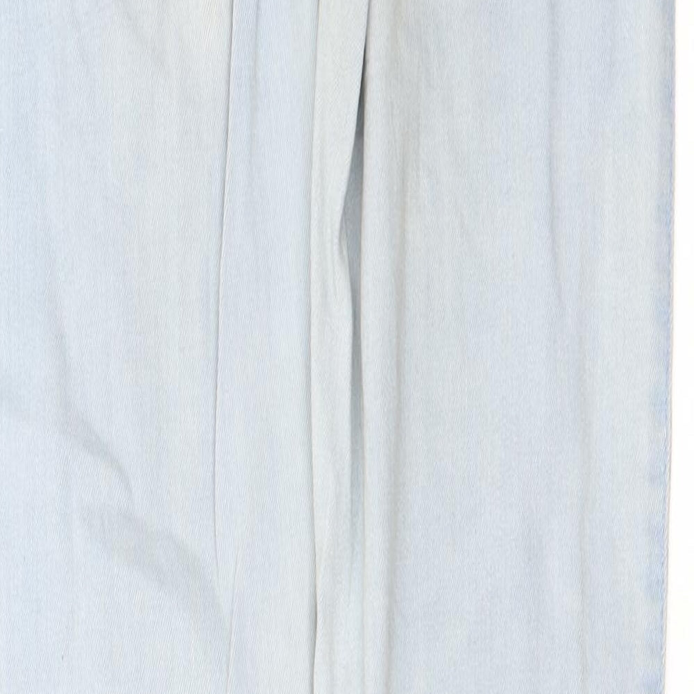 VERO MODA Womens Blue Tapered Jeans Size 28 in L28 in