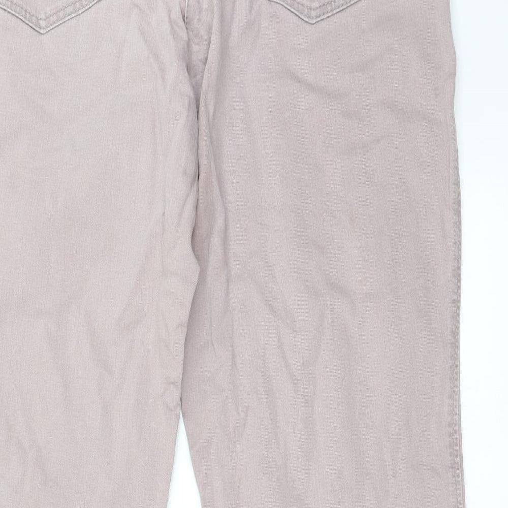 Preworn Womens Pink Straight Jeans Size 36 in L27 in