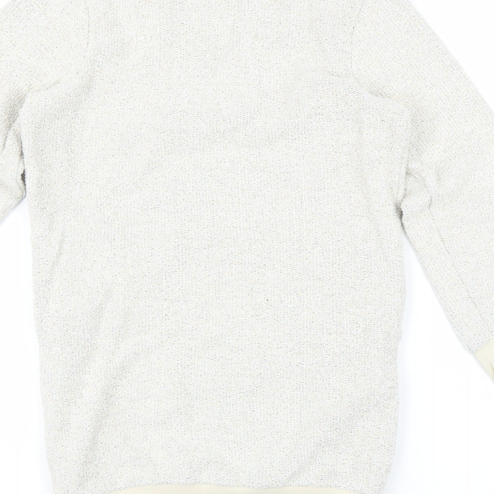 NEXT Girls Ivory Pullover Sweatshirt Size 10 Years