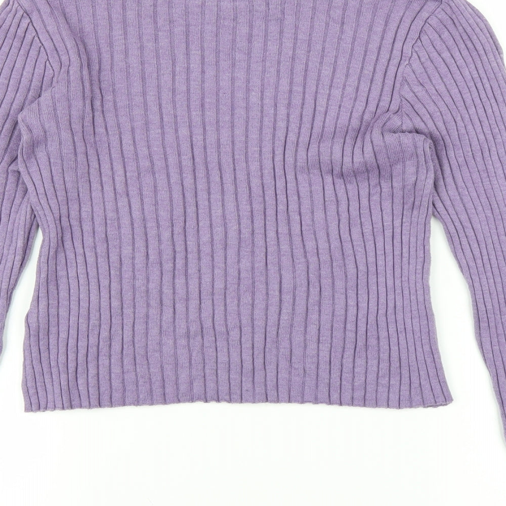 Primark Womens Purple Pullover Jumper Size S