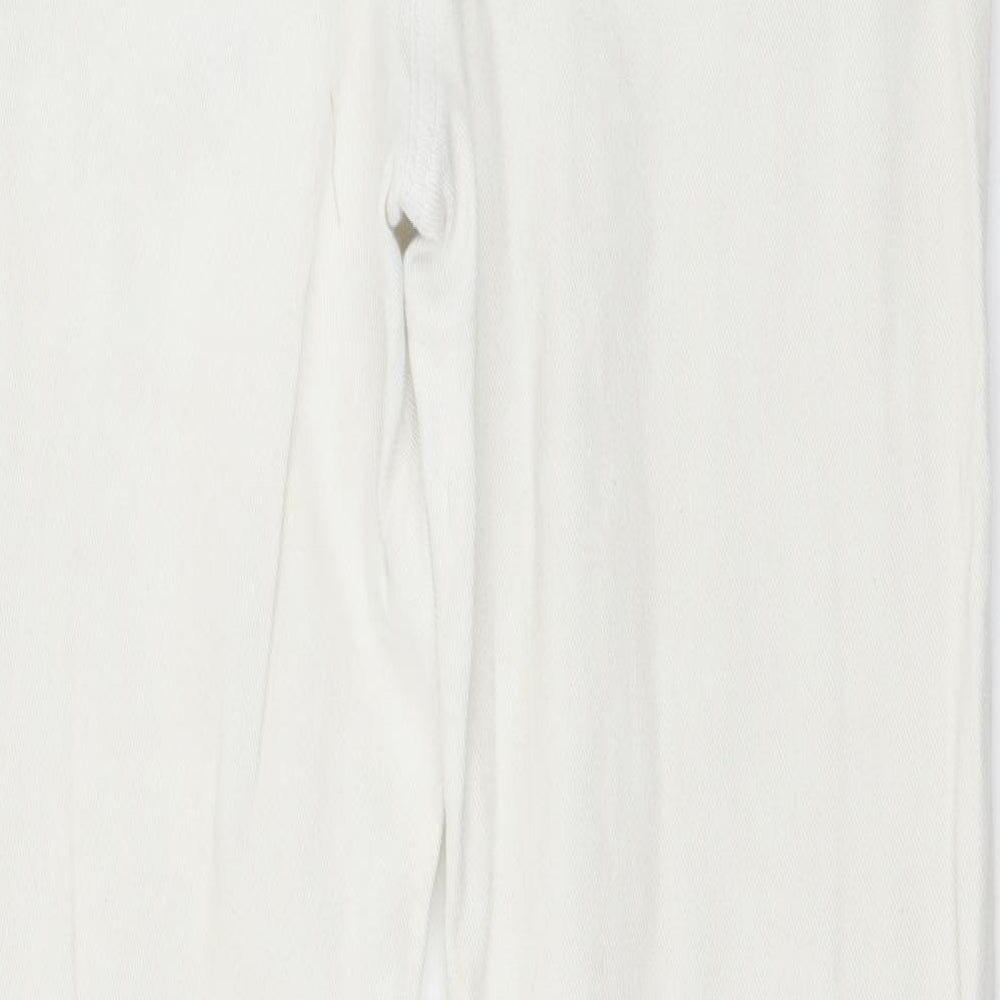 TU Womens White Denim Straight Jeans Size 8 L27 in