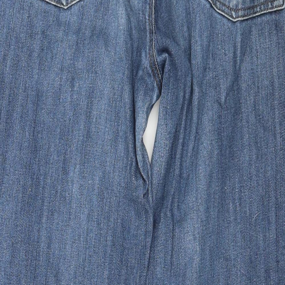 Street One Womens Blue Denim Straight Jeans Size 32 in L25 in