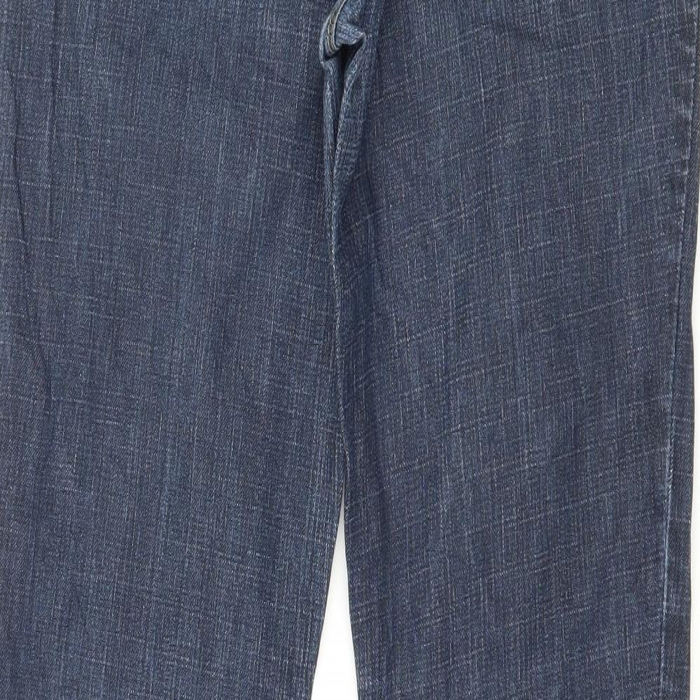 VERO MODA Womens Blue Denim Straight Jeans Size 32 in L29 in
